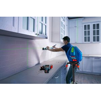 Niveau Laser 5 Lignes + Point Bosch GLL 50-15 XG Vert - 50 m de Portée, Base $360° Détachable - 0601065700 - 2