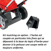 EFCO Tondeuses à gazon thermique tractées confort plus LR 53 TBX 51 cm 150 cm3 1600-2000 m²- 66079002E5
