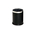 PROBBAX Corbeille à double paroi ronde 10L Noire - WB-1051-BLA