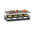 SEVERIN Grill-Raclette 8P avec Pierre Naturelle 1700W Plastique.Acier Inoxydable Noir - RG 2374