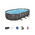 BESTWAY Piscine hors sol ovale Power Steel™ décor bois 610 x 366 x 122 cm - 5611R