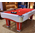 TABLE DE BILLARD - ROUGE