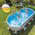 INTEX Piscine Hors sol ovale PREMIEUM 5.03 x 2.74 x 1.22 m - 26796NP