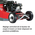 EFCO Tondeuses à gazon alluminium thermique tractées MR 55HXF Honda 53 cm 163 cm3 2300-2600 m²- 8203989E5