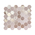 TOGAMA Mosaique hexagonale Sixties rose tomette 32x27 cm – Paquet 1 m2