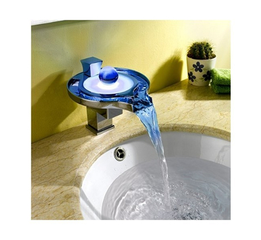 Mitigeur lavabo cascade LED 890D