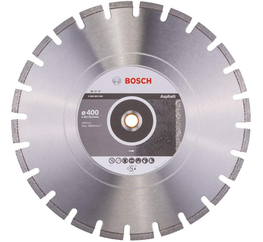 BOSCH  Disque à tronçonner diamanté Standard for Asphalt - 400 x 20/25,40 x 3,6 x 10 mm - 2608602626