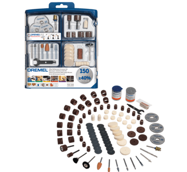 DREMEL COFFRET D'ACCESSOIRES - 150 PIÈCES - 2615S724JA