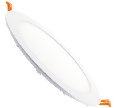 PANEL LED ENCASTRABLE ROND EXTRA-PLAT 18W BLANC CHAUD 3000K