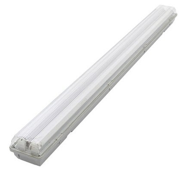 REGLETTE ETANCHE 1.20METRES 2 TUBES  SANS LAMPES