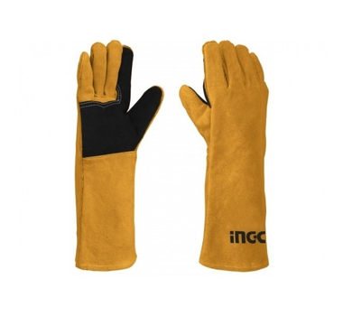 INGCO GANTS POUR SOUDAGE GANTS EN CUIR DE VEAU RETOURNÉ  - HGVW02