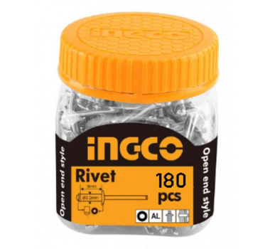 INGCO RIVET 4X12MM BOÎTE DE 180 PIÈCES - HWRT4001211