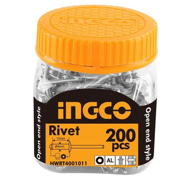 INGCO RIVET 4X10MM BOÎTE DE 200 PIÈCES - HWRT4001011