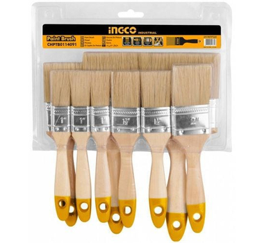 INGCO SET DE 9 PINCEAUX EN BOIS - CHPTB0114091