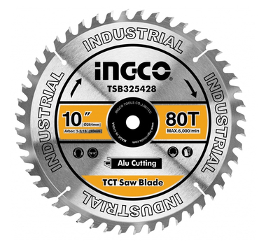 INGCO DISQUE ALU 254MM 80 DENTS - TSB325428