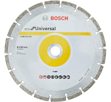 BOSCH  Disque à tronçonner diamanté ECO for Universal 230mm x 22.25mm  -2608615031