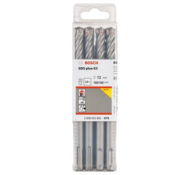 BOSCH SDS plus-5XForets pour marteau perforateurs 10pcs SET of 12x100x160  -2608833905