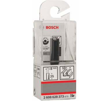 BOSCH  Fraises à rainurer droit - 8 mm, D1 10 mm, L 25,4 mm, G 56 mm - 2608628373