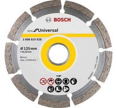 BOSCH  Disque à tronçonner diamanté ECO for Universal 125mm x 22.25mm  -2608615028