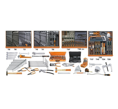 BETA COMPOSITION DE 142256 OUTILS EN PLATEAUX THERMOFORMES POUR LA MAINTENANCE INDUSTRIEL - 5910VI/3T