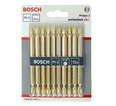 BOSCH 10 embouts double ended 110mm, SDB set  -2608521043