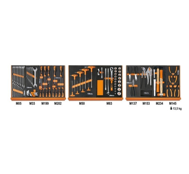 BETA COMPOSITION DE 91 OUTILS POUR LA MAINTENANCE GÉNÉRALE - 5904VU/1M