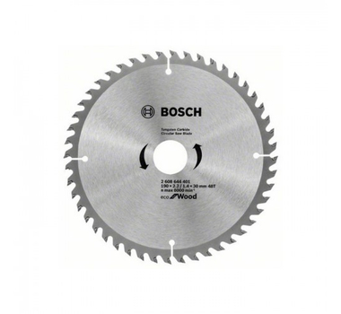 BOSCH Lame de scie circulaire 190x2.2/1.4x30 48T Eco for Wood  -2608644401