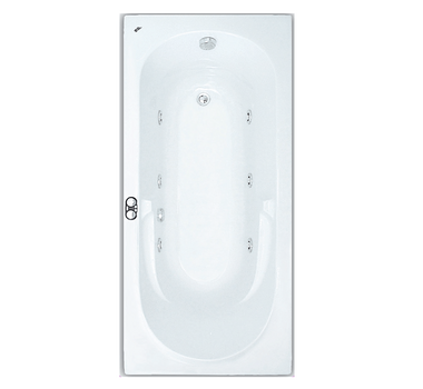 SNW JACUZZI D'INTERIEUR RECTANGULAIRE DOUBLE SYSTÈME PREMIUM(EAU/AIR) 70x70cm