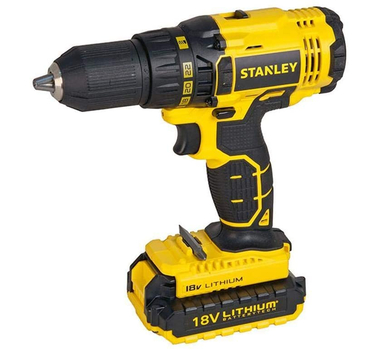 STANLEY Perceuse lithium-Ion  18V , 2 Batteries, Boite de rangement - SCD20s2K-B5