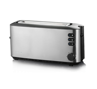 SEVERIN Grille-Pain Automatique 1 000 W Inox Noir - AT 2515