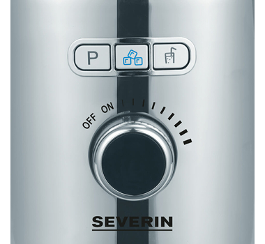 SEVERIN Blender avec Récipient en Verre, 1,5 L 1.000 W, SM 3710, Inox/Noir - SM 3710