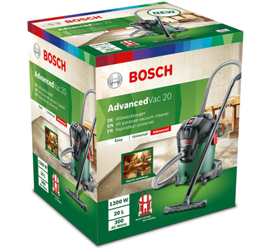 BOSCH Aspirateur pour solides et liquides AdvancedVac 20 UNI avec accessoires - 06033D1200