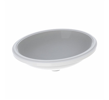 GEBERIT VARIFORM Oval Vasque à encaster par le dessous Blanc 58 x 49 cm - 500.754.01.2