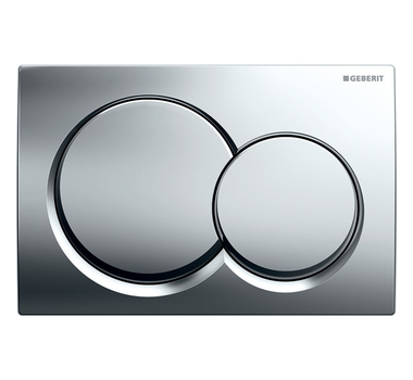 GEBERIT Plaque de commande WC ALPHA 01 CHROME BRILLANT - 115.035.21.1