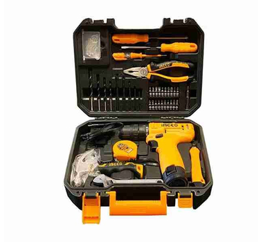 INGCO Coffret visseuse 12V + 80 outils/accessoires SS - HKTHP10811