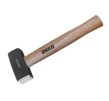 INGCO Massette 1KG poignée en bois dur SS - HSTH041000