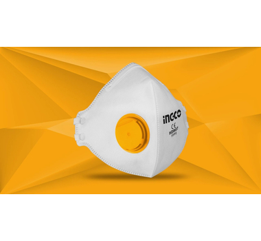 INGCO MASQUE ANTI-POUSSIÈRE FFP2 AVEC VALVE - HDM07