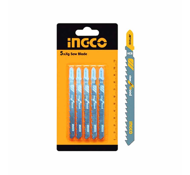 INGCO 5 LAMES SCIE SAUTEUSE POUR BOIS (Dents74mm) - JBT101D