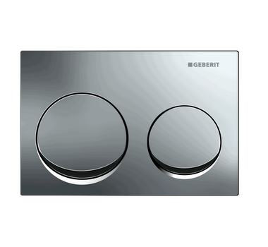 GEBERIT Plaque de commande WC ALPHA 10 CHROME BRILLANT - 115.040.21.1