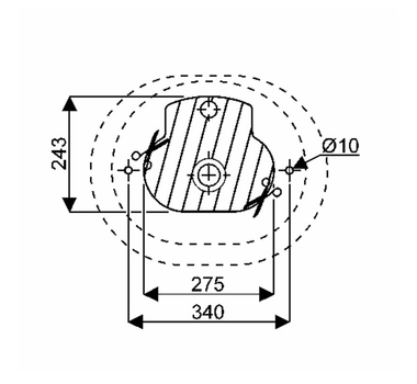 GEBERIT VARIFORM Oblongue Vasque à poser 50 x 40 cm - 500.775.01.2