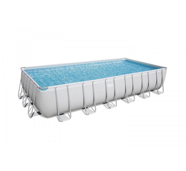 BESTWAY Piscine hors sol rectangulaire Power Steel™ 732 x 366 x 132 cm - 56475