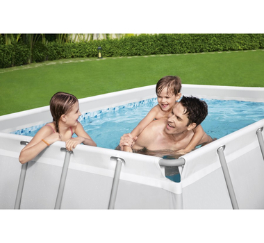 BESTWAY Piscine hors sol rectangulaire Power Steel™ 282 x 196 x 84 cm - 56629