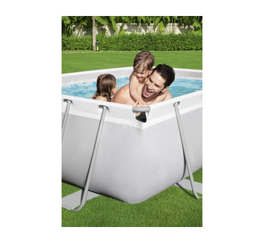 BESTWAY Piscine hors sol rectangulaire Power Steel™ 282 x 196 x 84 cm - 56629