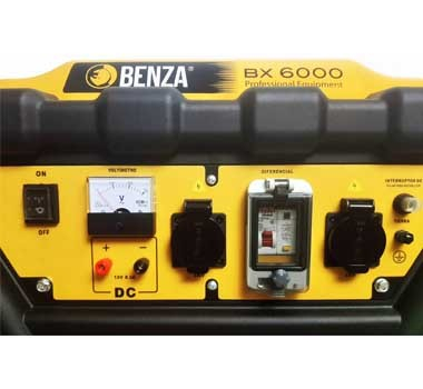 BENZA Groupe Electrogène à essence monophasé 6.0 KVA - BX 6000 AVR