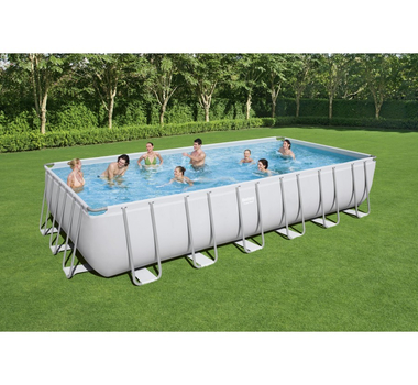 BESTWAY Piscine hors sol rectangulaire Power Steel™ 732 x 366 x 132 cm - 56475