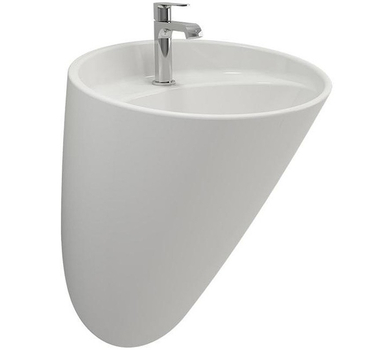 BOCCHI VENEZIA Lavabo Monobloc suspendu Blanc brillant - 1083B