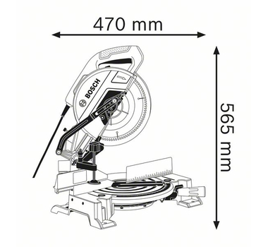 BOSCH Scie à onglets +GCM 10 MX  -0601B29020