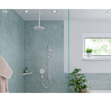 HANSGROHE Bras de Douche Plafond S 30 Cm Chromé Rond  - 27389000