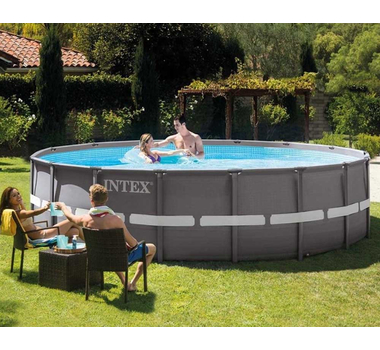 INTEX Prism Frame Piscine hors sol tubulaire 5.49 x 1.22m - 26732NP