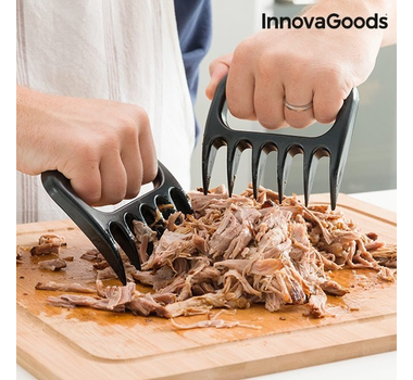 INNOVAGOODS  Griffes Pour Viande + Gants + Pinceau - V0100425